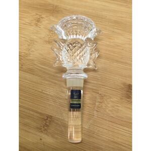 Gleneagles Lead Crystal pineapple style bottle stopper